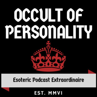 "Occult of Personaility" - The current logo of the occult / esoteric podcast. 2020.